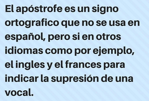 Que Es El Apostrofe Usos Y Ejemplos